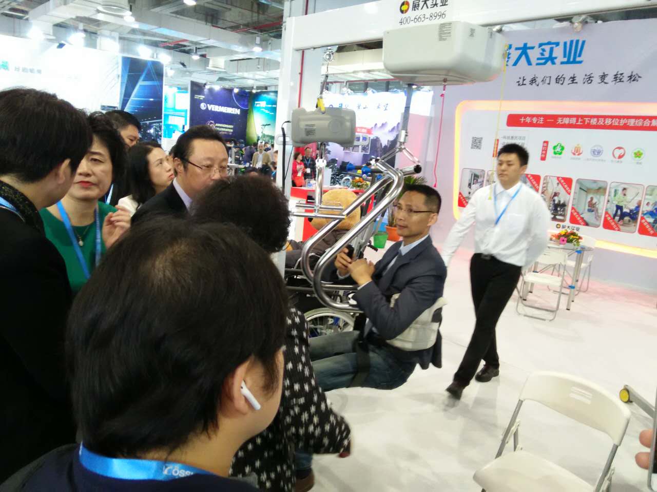 上海展大參加2017上海國際健康生活產(chǎn)業(yè)暨康復無障礙博覽會受熱烈歡迎